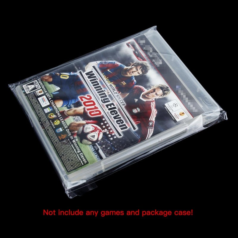 ASTONEY 100 قطعة أكياس بلاستيكية قابلة لإعادة الإغلاق من OPP لحافظة ألعاب Sony PS3، غلاف واقي لحافظة الألعاب - Image 2